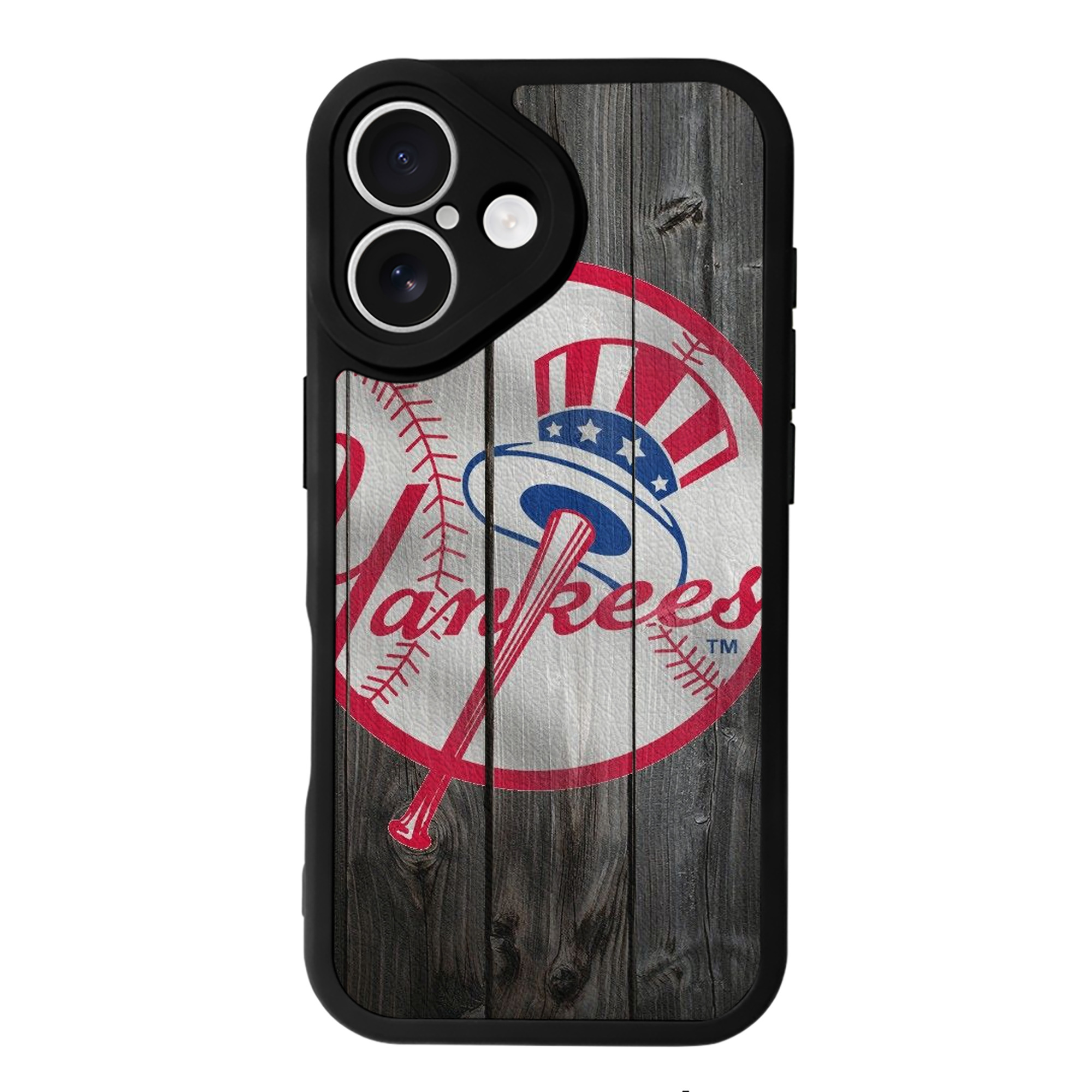 New York Yankees 189 IPhone 16 Silicone Leather Case – UV Print, Lambskin Texture – Perfect Fit, Wireless Charging Compatible, Scratch Resistant, Precise Cutouts – Stylish Protection For IPhone 16